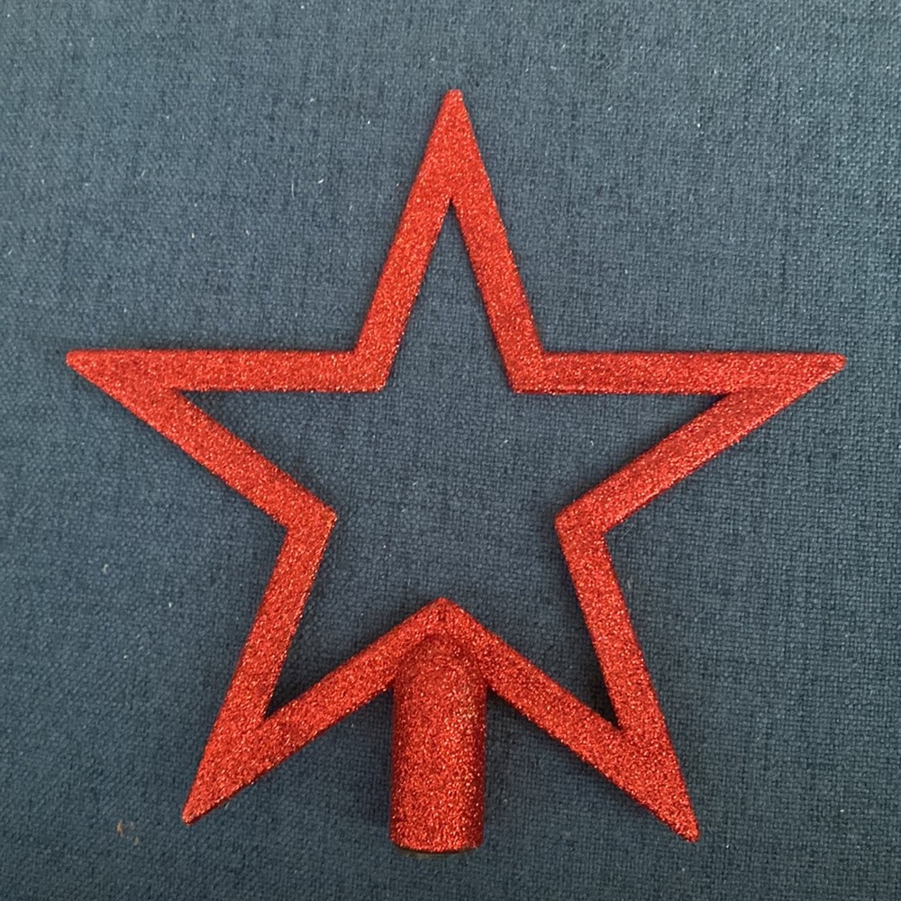 Red Star Tree Topper - Picture 4 of 4
